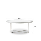 Continental Designs White Tray Coffee Table