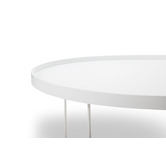 Continental Designs White Tray Coffee Table