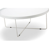 Continental Designs White Tray Coffee Table
