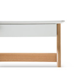 Continental Designs White Scandi 2 Drawer Desk | Temple & Webster