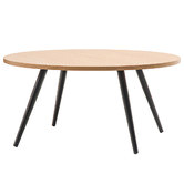 Continental Designs Ash &amp; Black Marina Round Coffee Table