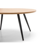 Continental Designs Ash &amp; Black Oval Marina Coffee Table
