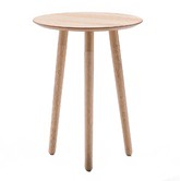 Continental Designs Nochio Scandi Oak Veneer Round Side Table