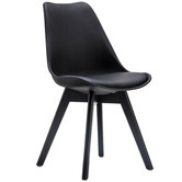 Continental Designs Manhattan Dining Table &amp; Eames Replica Padded Chairs Set