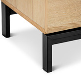 Continental Designs Macy Oak Veneer Entertainment Unit