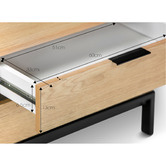 Continental Designs Macy Oak Veneer Entertainment Unit