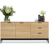 Continental Designs Macy Oak Veneer Sideboard