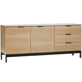 Continental Designs Macy Oak Veneer Sideboard