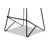 Continental Designs 66cm Nero Metal Counter Barstool