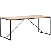 Continental Designs Macy Dining Table &amp; Eames Replica Chairs Set