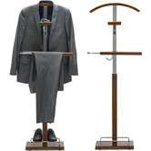 Continental Designs Honey Oak Eucalyptus Valet Stand
