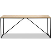 Continental Designs Macy Dining Table &amp; Eames Replica Chairs Set