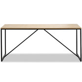 Continental Designs Macy Dining Table &amp; Eames Replica Chairs Set