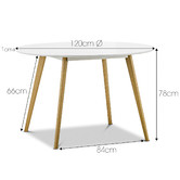 Continental Designs White Heather Dining Table & Eames Replica Chairs ...