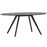 Continental Designs Carol Oak Veneer Dining Table
