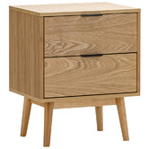 Continental Designs Balbina 2 Drawer Bedside Table