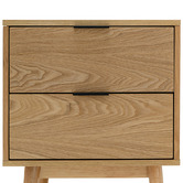 Continental Designs Balbina 2 Drawer Bedside Table
