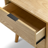 Continental Designs Balbina 2 Drawer Bedside Table