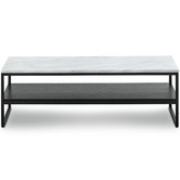 Continental Designs Francesco Cultured Marble-Top Coffee Table