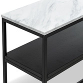 Continental Designs 120cm Franceso Cultured Marble-Top Console Table