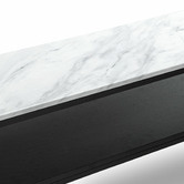 Continental Designs 120cm Franceso Cultured Marble-Top Console Table