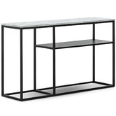 Continental Designs 130cm Franceso Cultured Marble-Top Console Table
