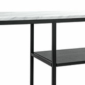 Continental Designs 130cm Franceso Cultured Marble-Top Console Table