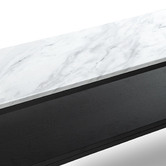 Continental Designs 130cm Franceso Cultured Marble-Top Console Table