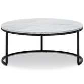 Continental Designs 2 Piece Hanslo Cultured Marble-Top Nesting Coffee Table Set