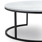 Continental Designs 2 Piece Hanslo Cultured Marble-Top Nesting Coffee Table Set