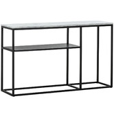 Continental Designs 130cm Franceso Cultured Marble-Top Console Table