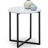 Continental Designs Luxe Ellie Marble-Top Side Table