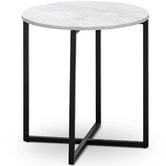 Continental Designs Luxe Ellie Marble-Top Side Table