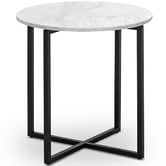 Continental Designs Luxe Ellie Marble-Top Side Table