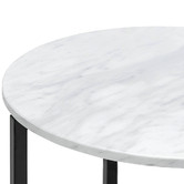 Continental Designs Luxe Ellie Marble-Top Side Table | Temple & Webster