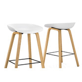 Continental Designs 62cm White Hay Replica Barstools