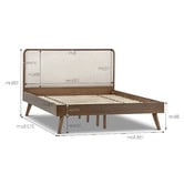 Continental Designs Balbina Upholstered Queen Bed with Headboard