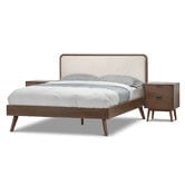 Continental Designs Balbina Upholstered Queen Bed with Headboard