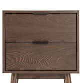 Continental Designs Balbina 2 Drawer Bedside Table