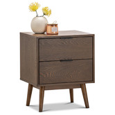 Continental Designs Balbina 2 Drawer Bedside Table