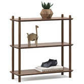 Continental Designs Harper 3 Tier Low Bookshelf