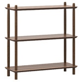 Continental Designs Harper 3 Tier Low Bookshelf