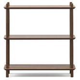 Continental Designs Harper 3 Tier Low Bookshelf