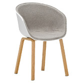 Continental Designs Bruno Dining Table with White Hay Scoop Replica Chairs Set