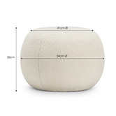 Continental Designs Phoebe Cushion Ottoman