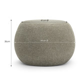 Continental Designs Phoebe Cushion Ottoman