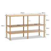 Continental Designs Gene 3 Tier Shelving Unit