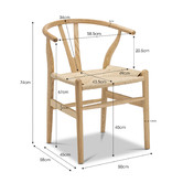 Continental Designs Hans Wegner Replica Wishbone Dining Chairs