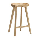 Continental Designs 69cm Emerson Oak Wood Barstools