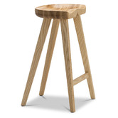 Continental Designs 69cm Emerson Oak Wood Barstools